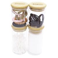 Glass Storage Jars - Beauty Set